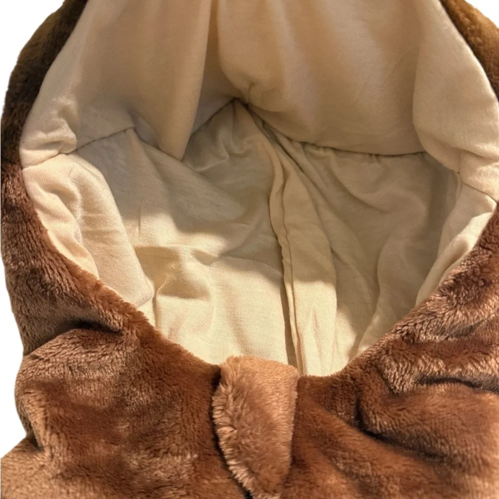 Kids Monkey Plush Hooded Onesie Play Party Costume Halloween by MCM